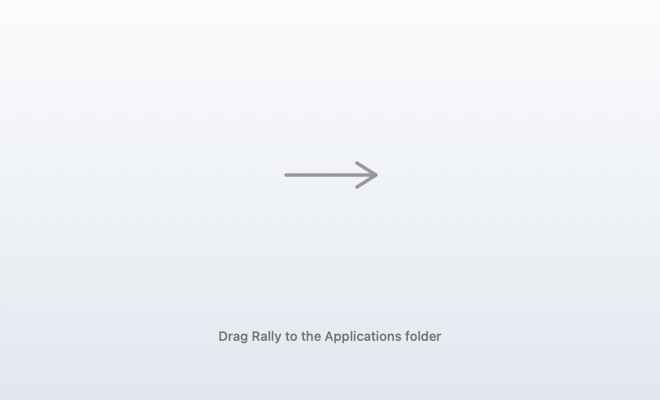 Rally DMG drag to Applications prompt